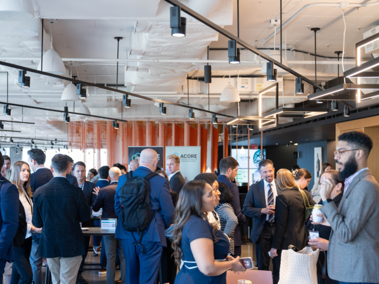 Attendees networking at the 2024 ACORE Grid Forum.