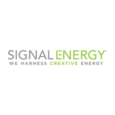 Signal Energy We Harness Creative Energy Logo