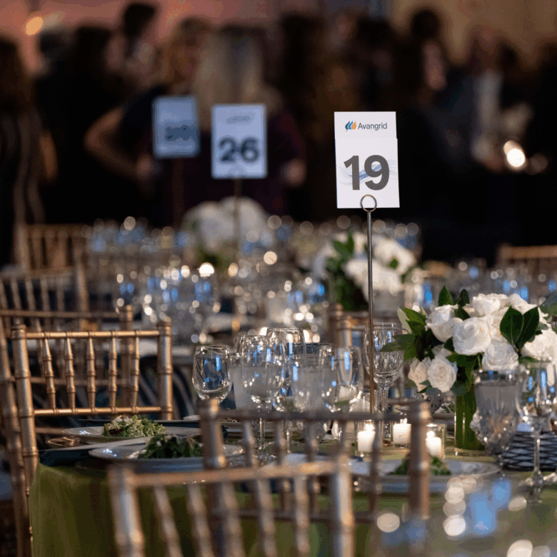 ACORE Gala Avangrid table.