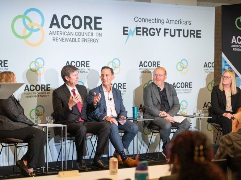 ACORE Grid Forum speakers address attendees on stage.