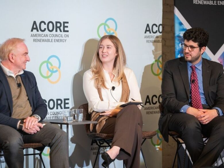 ACORE Grid Forum speakers address attendees on stage.