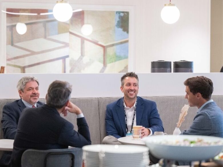 Attendees networking at the ACORE Grid Forum.