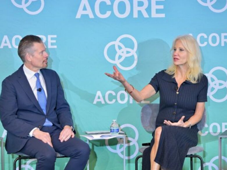 Takeaways from Kellyanne Conway at the 2026 ACORE Policy Forum with Ray Long.
