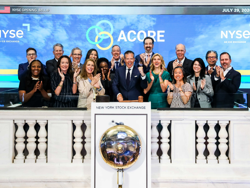 ACORE Celebrates its 25th Anniversary by Ringing The Opening Bell at the NYSE